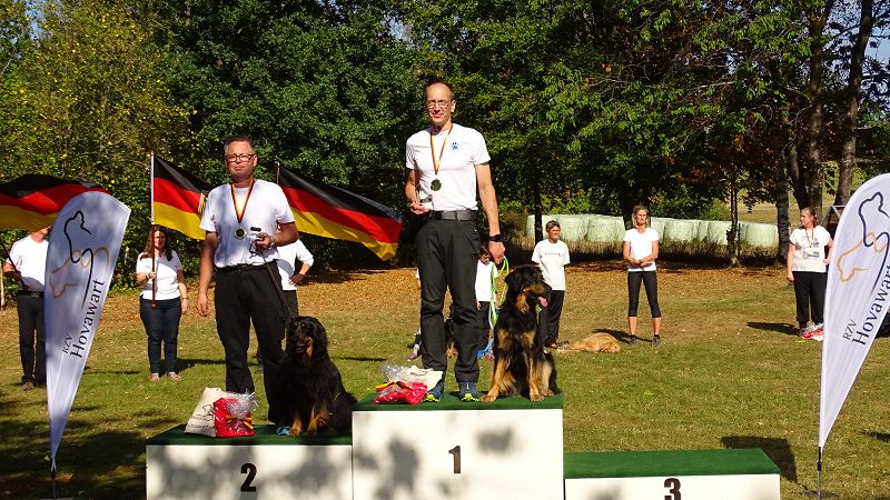 Deutscher Meister VK3 Lars Laubenthal m Eviva von Fafun und Arno Schimkus m Goja vom Kreuzberger Hof