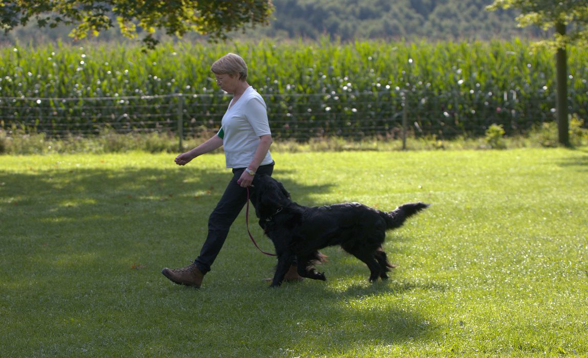 Renate Ruhm mit Haiba von Freeborg