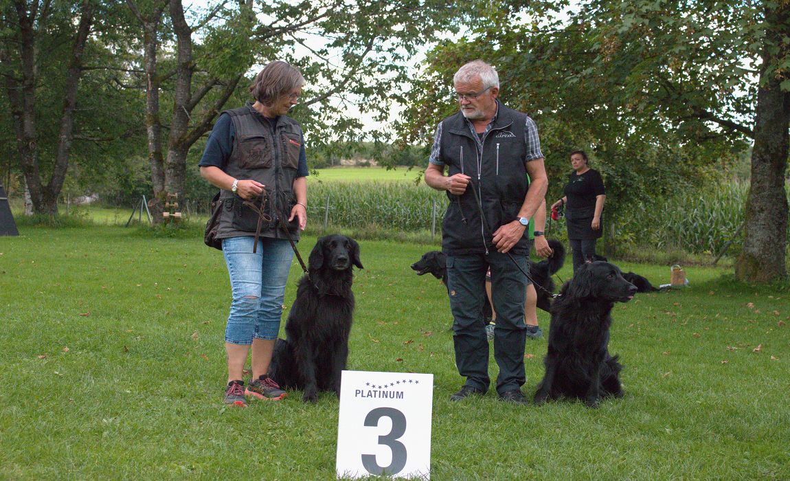 IGP Platz 3 Gundula Fonti mit Betze von den Dünenflitzern und Joachim Mast mit Elliot vom Himmelgarten