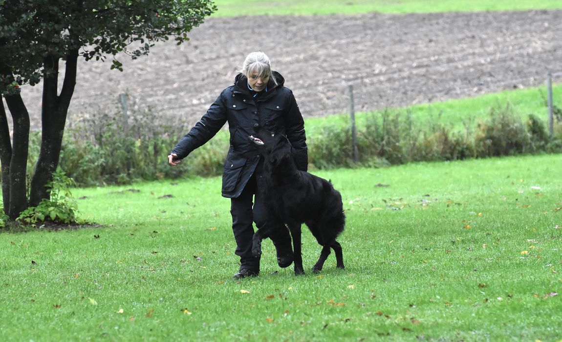 Andrea Huberty mit Anjo vom Sieberath