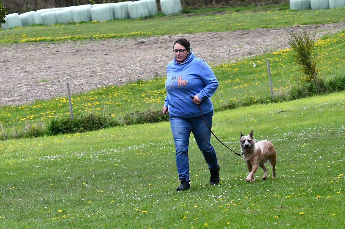 Sandra Metzler mit Castiel